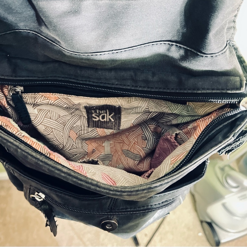 The Sak Black Leather Women's Bag - Picture 6 of 8